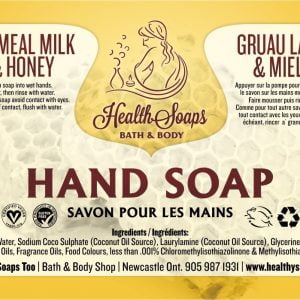 Oatmeal Milk & Honey Biodegradable Hand Soap 500ml